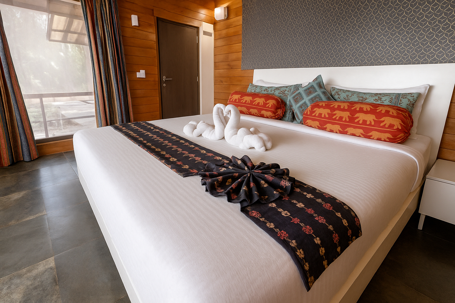 Bedroom 2, Rumourss Sky Villa and Resort, Pune