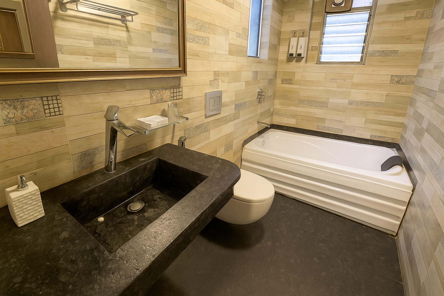 Bathroom 3, Rumourss Sky Villa and Resort, Pune
