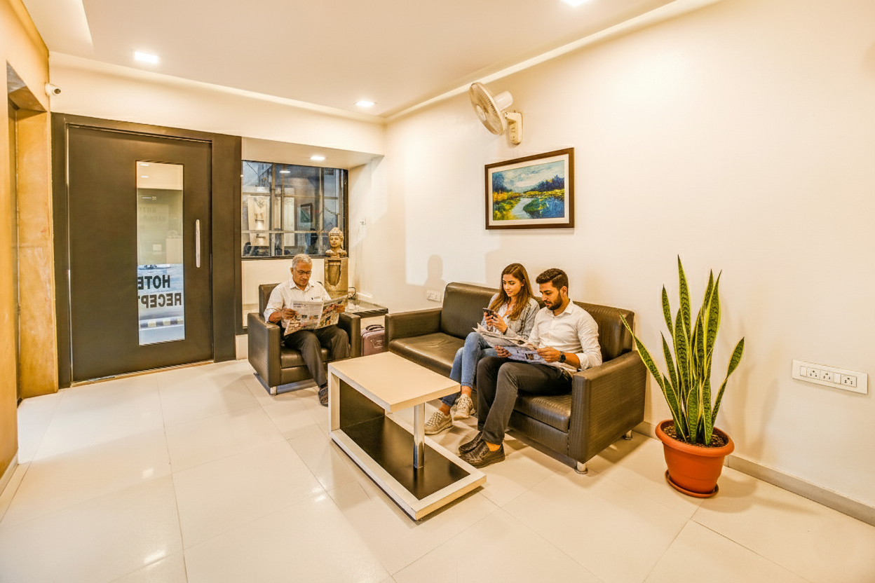 Public Area 2, FabHotel Global Inn, Aurangabad
