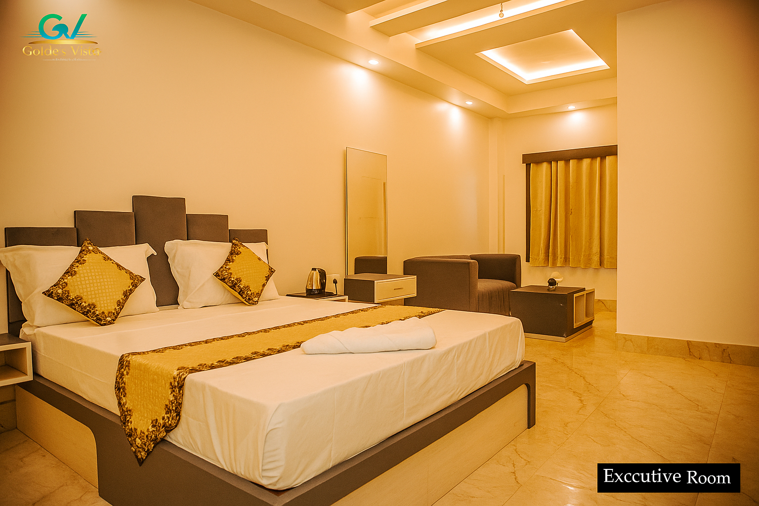 Bedroom, Golden Vista Resort - 10 Minute From Mayapur Temple, Nadia