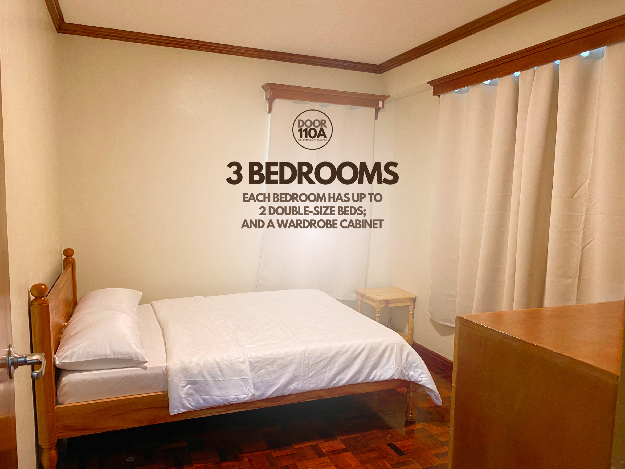 Bedroom, Door 110A Guesthouse at Wagner, Baguio City