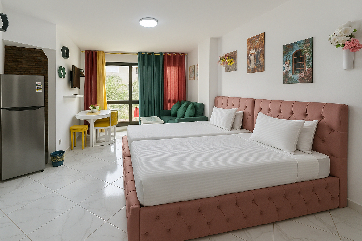 Bedroom 3, Porto Said Tourist Resort Luxury, Al-Manasrah