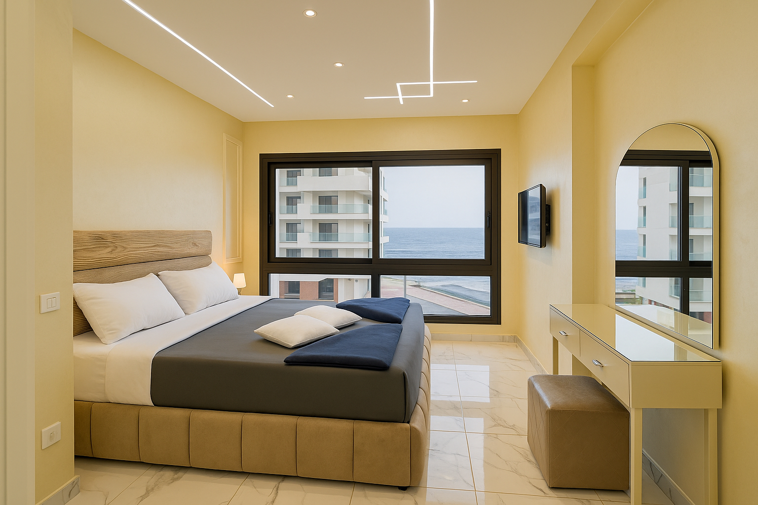Bedroom 3, Porto Said Tourist Resort 11, Al-Manasrah