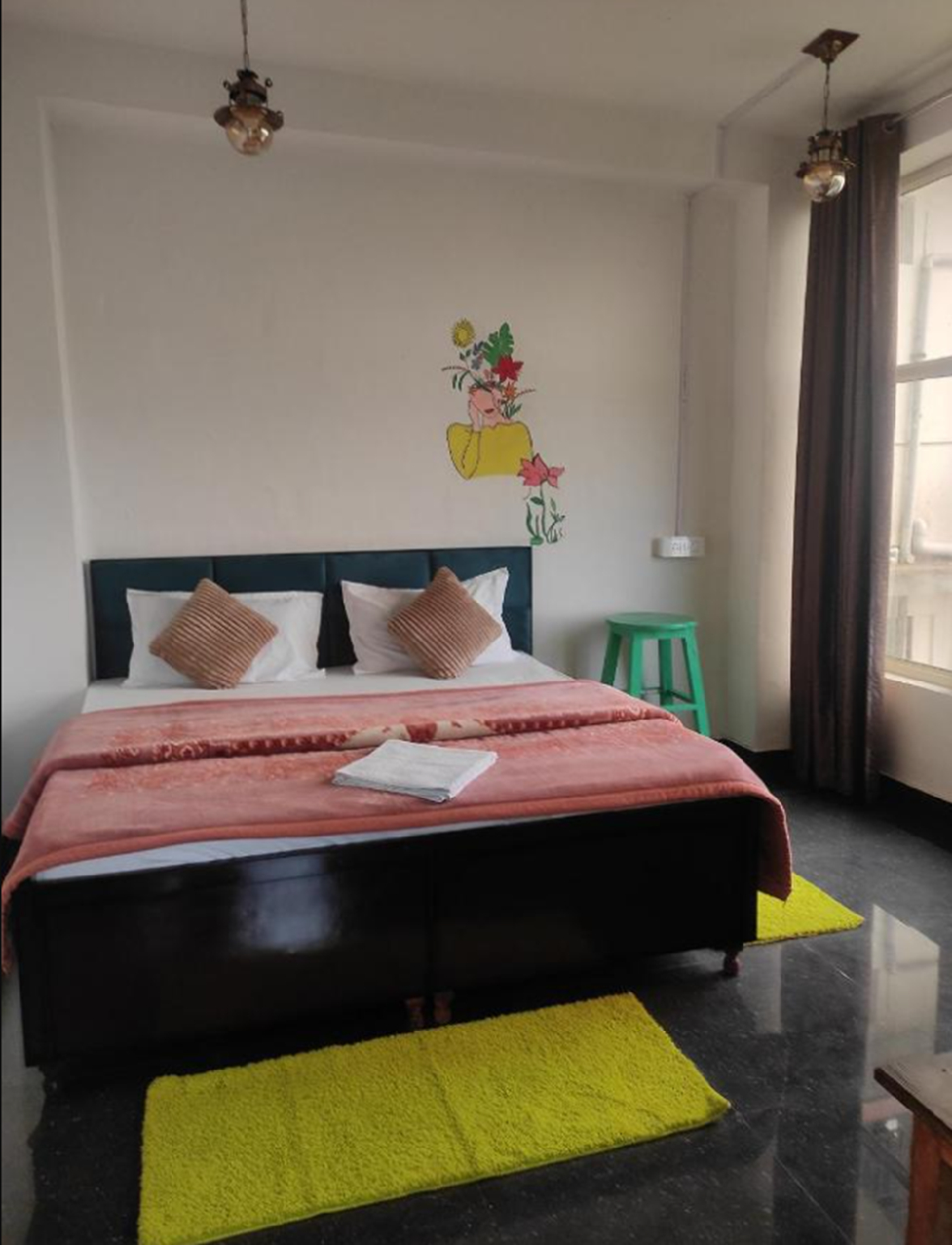 Bedroom 2, Hill Veu Home Bir Billing, Kangra