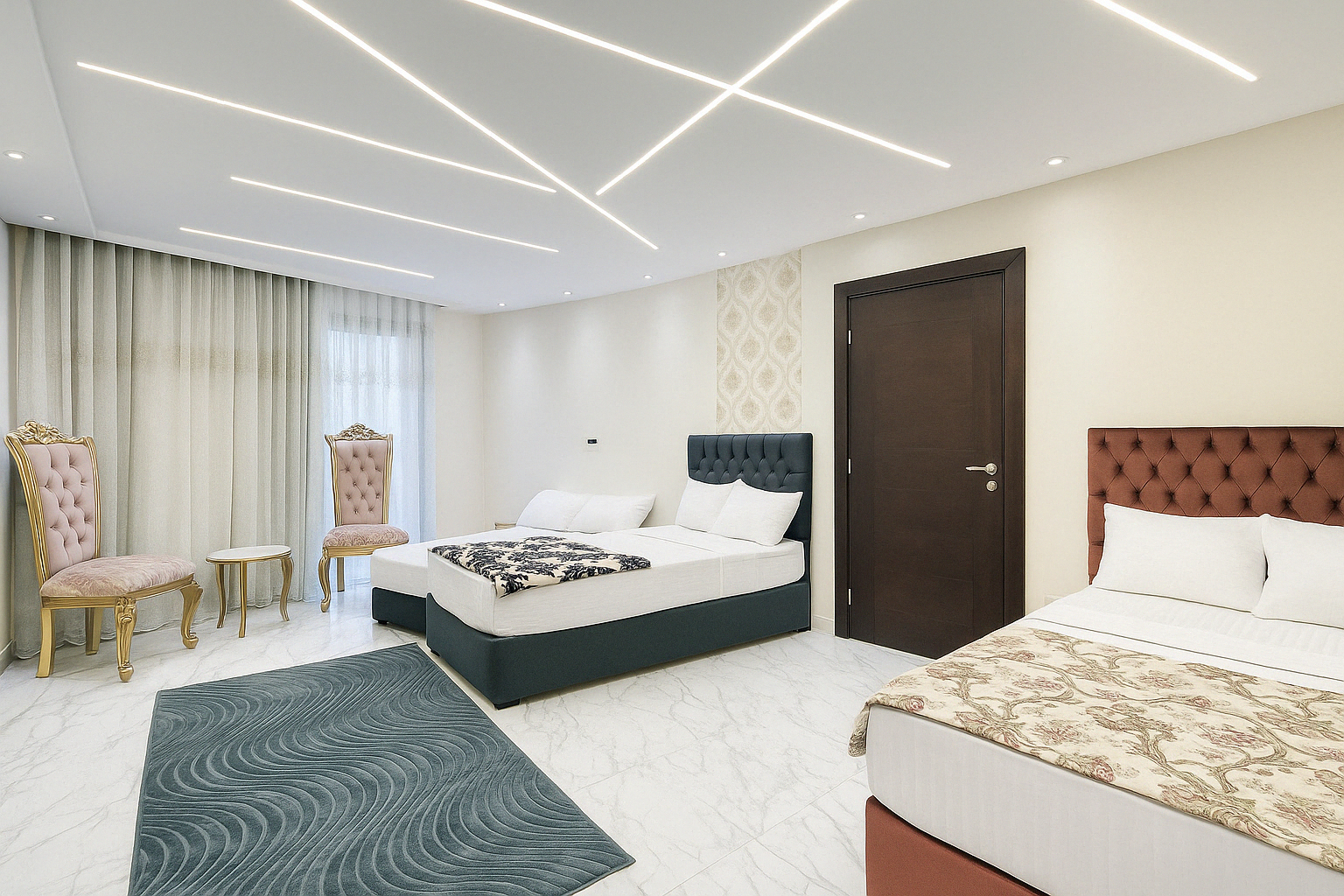 Bedroom 2, Luxury Porto Said Resort Rentals, Al-Manasrah