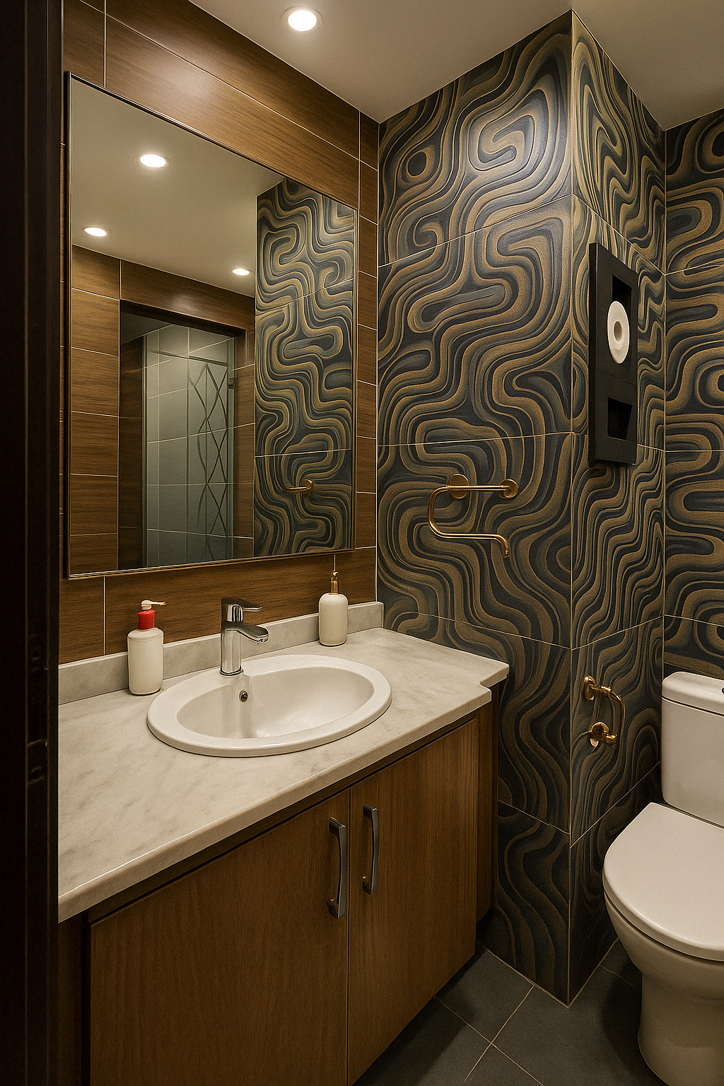 Bathroom 4, Porto Saeed rentals 1, Al-Manasrah