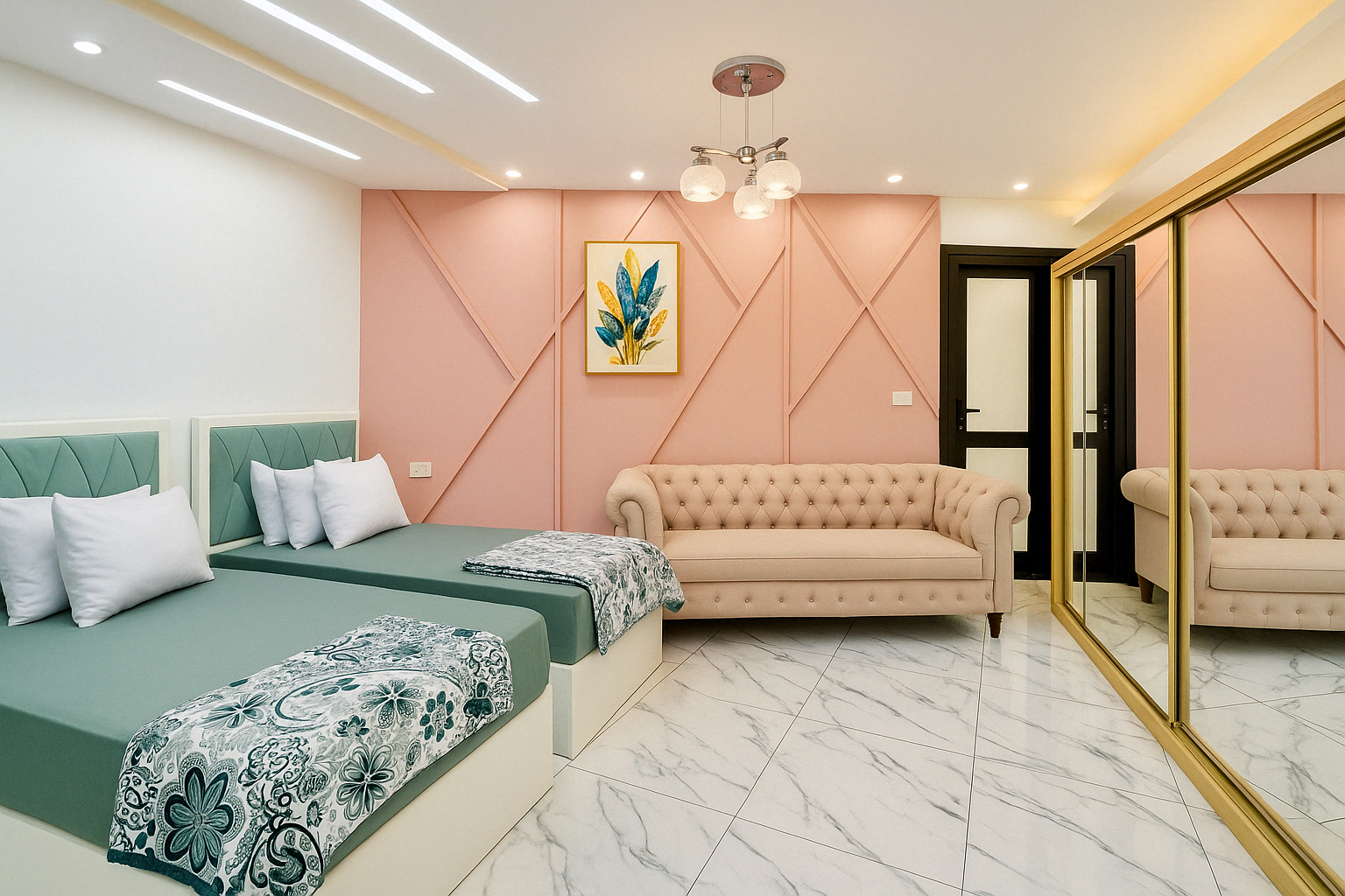 Bedroom 2, Porto Said Tourist Resort 11, Al-Manasrah