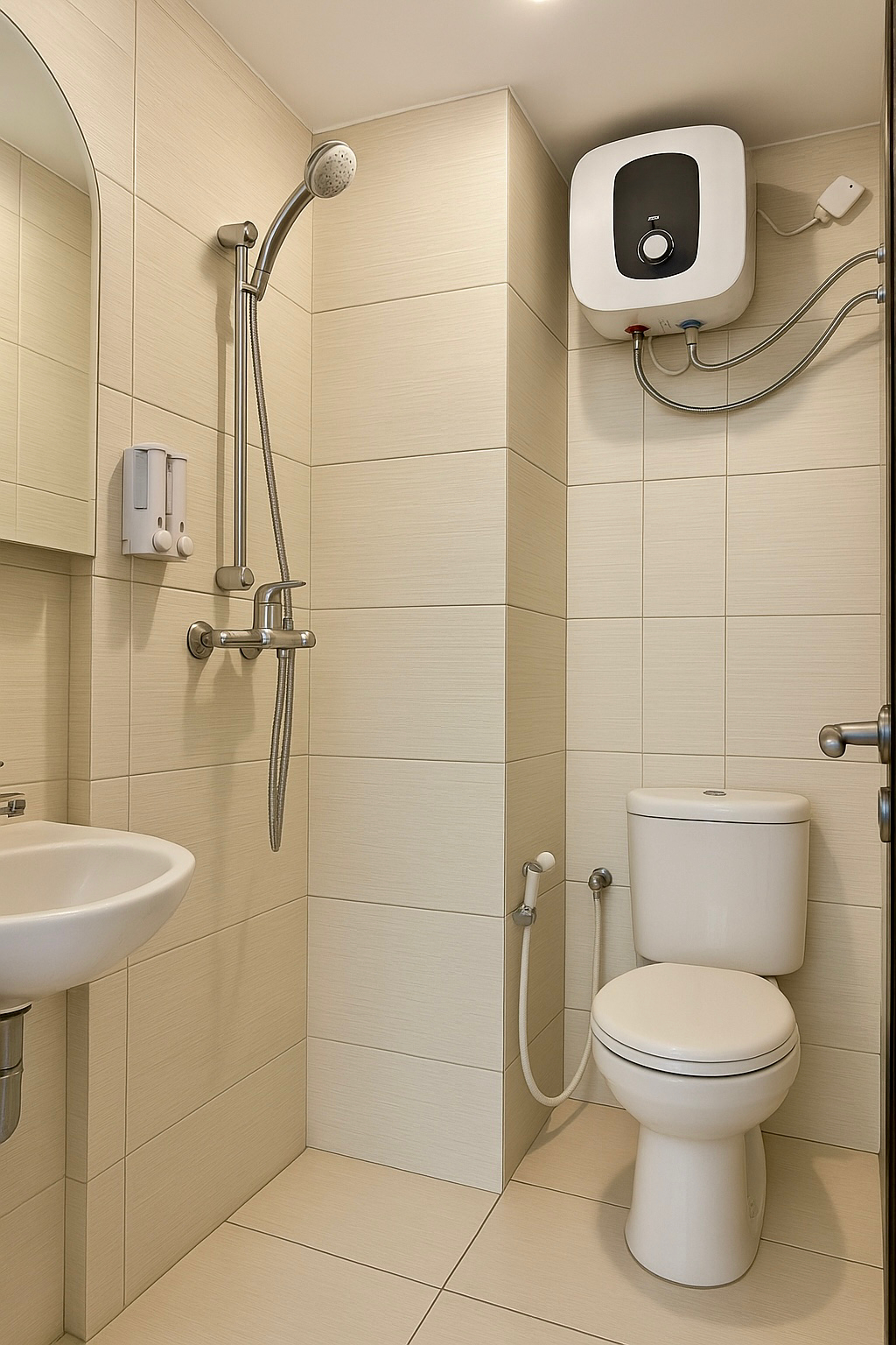 Bathroom, Apartment 2 Bedroom Gateway Pasteur By Kevin Property, Bandung