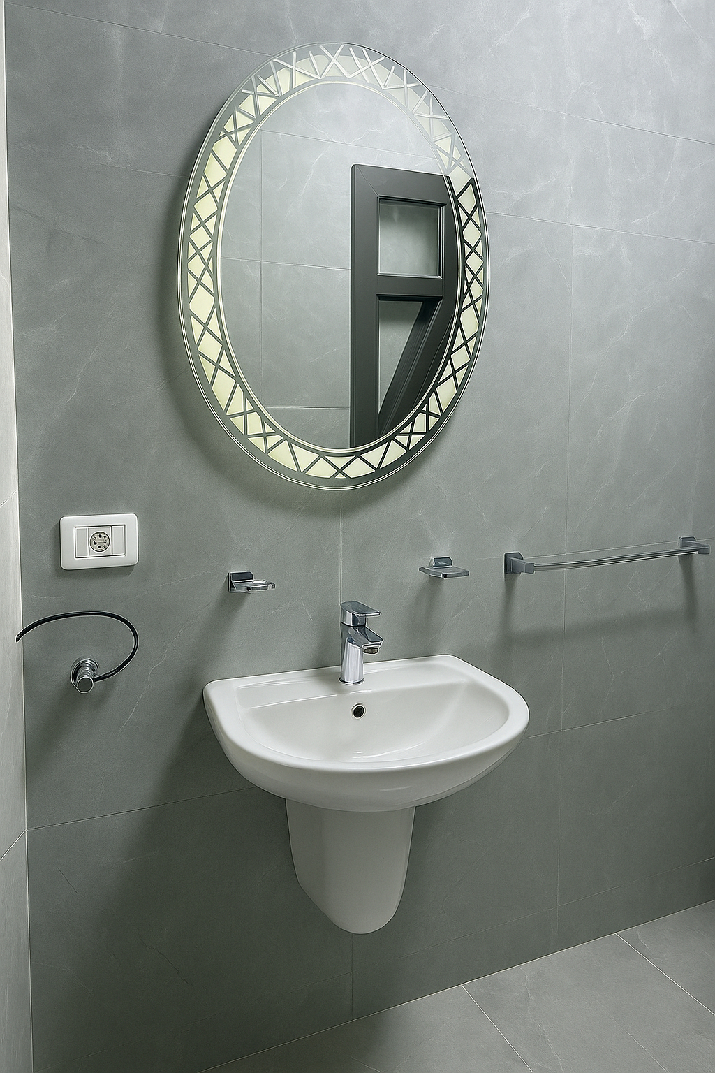 Bathroom 3, Port Said Tourist Resort num02, Al-Manasrah
