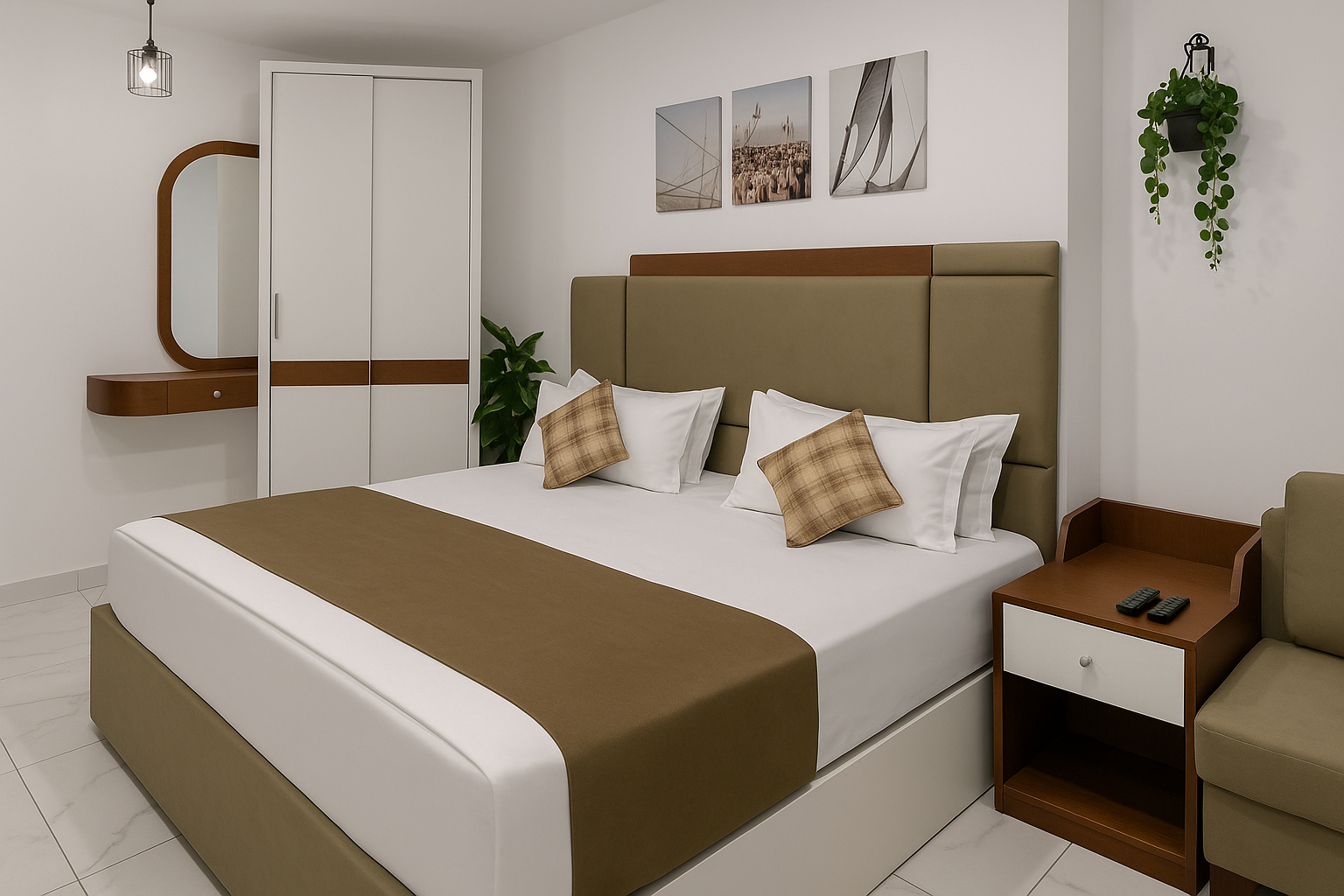 Bedroom 2, Porto Saeed rentals near the sea, Al-Manasrah