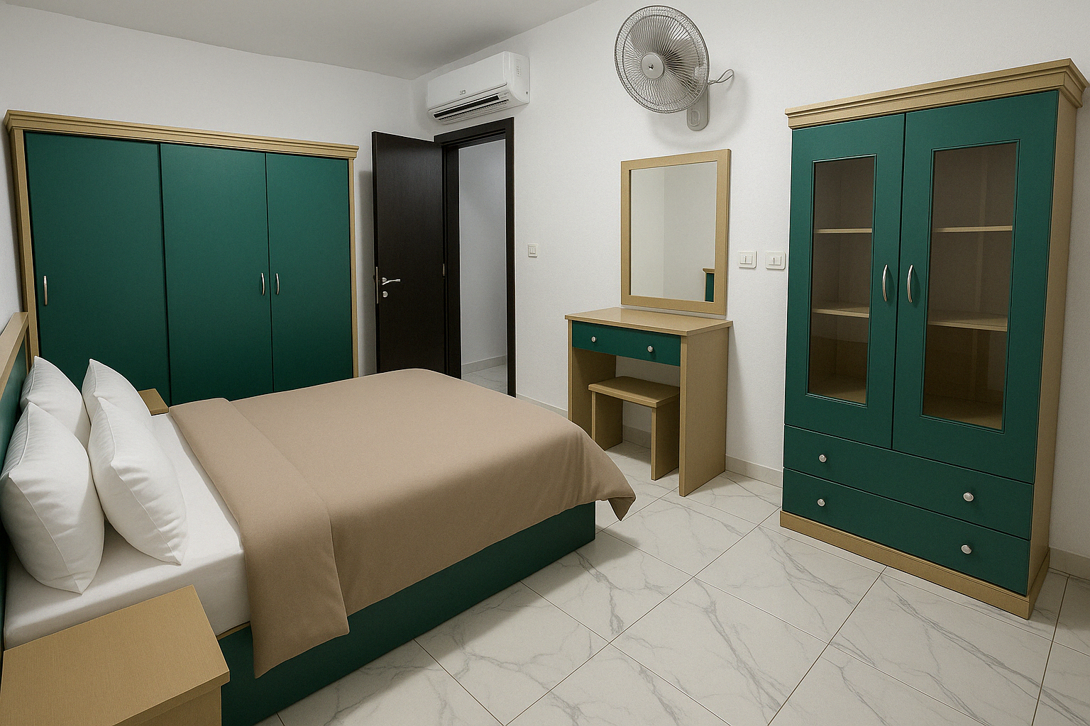 Bedroom 2, Porto Said Resort Rentals no1, Al-Manasrah