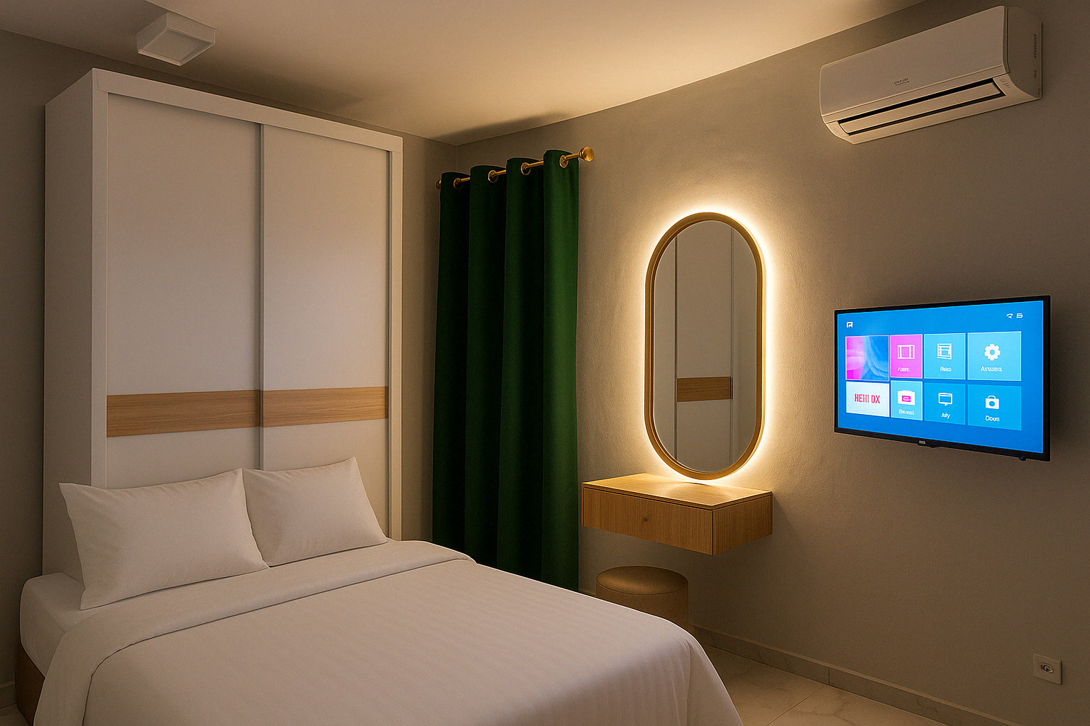 Bedroom 2, Porto Said rentals 2, Al-Manasrah