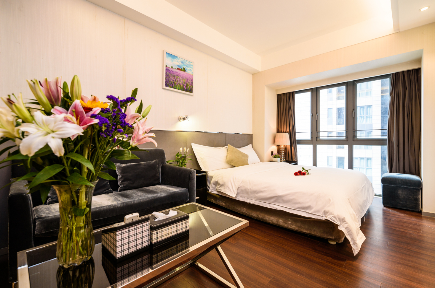 Bedroom 2, Guoguo Apartment (Shenzhen Binhe Shidai), Shenzhen