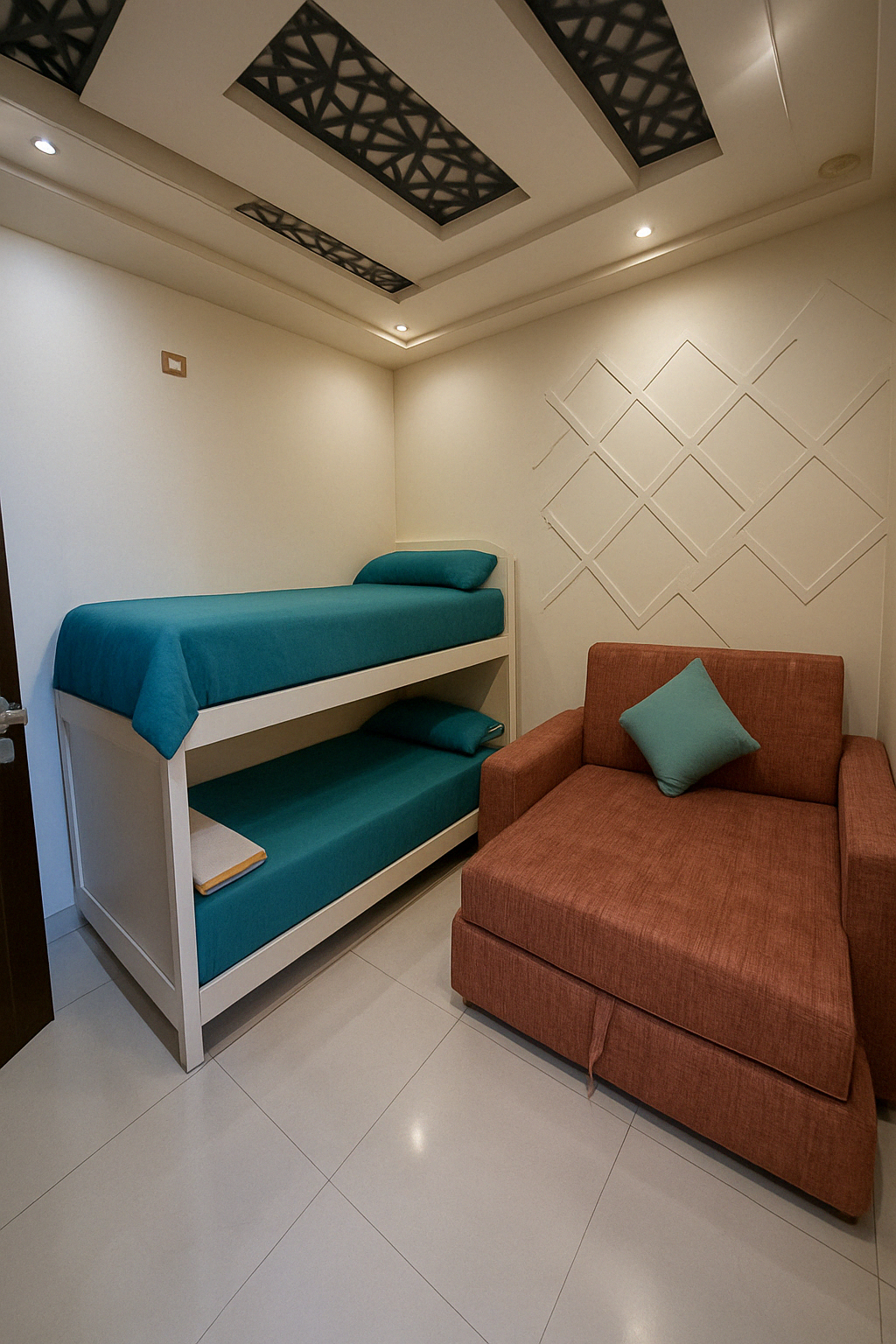 Bedroom 3, Porto Saeed rentals 1, Al-Manasrah