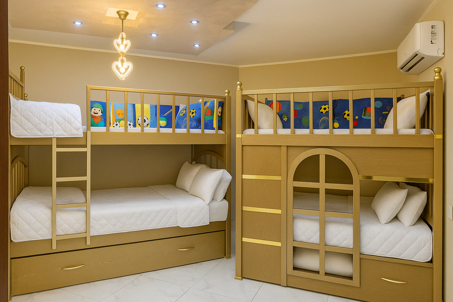 Bedroom 3, Porto Said Tourist Resort n1, Az-Zohur