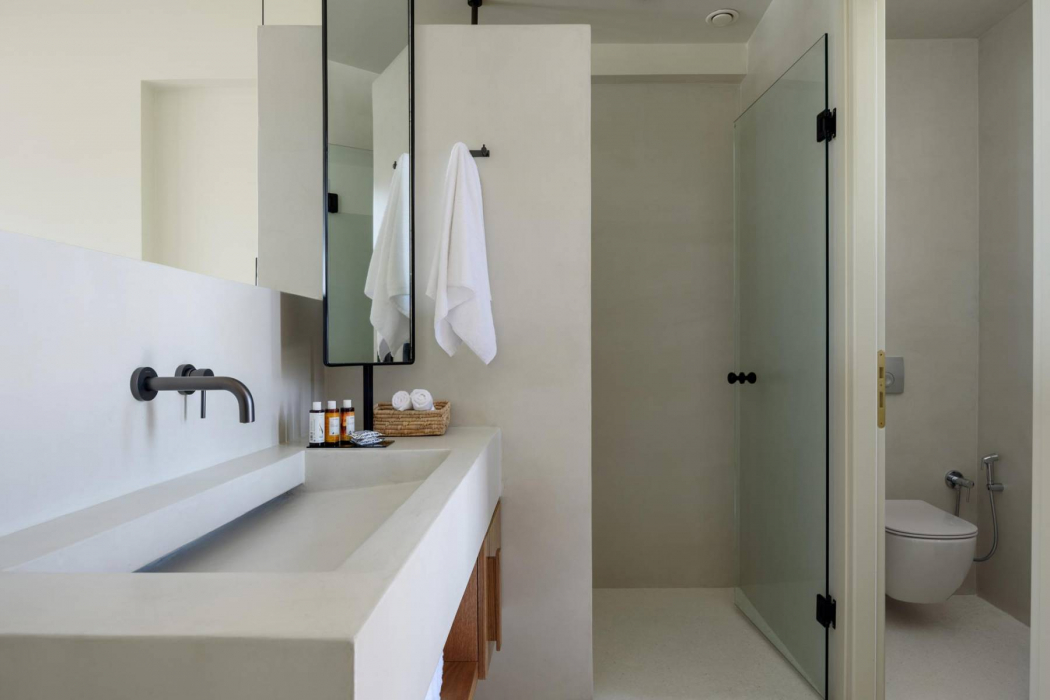 Bathroom 5, Potnia Theron Suites, South Aegean