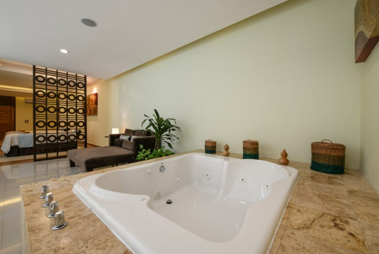 Bathroom 4, El Dorado Seaside Suites Oceanfront, All & More Inclusive -Adults Only , Cozumel