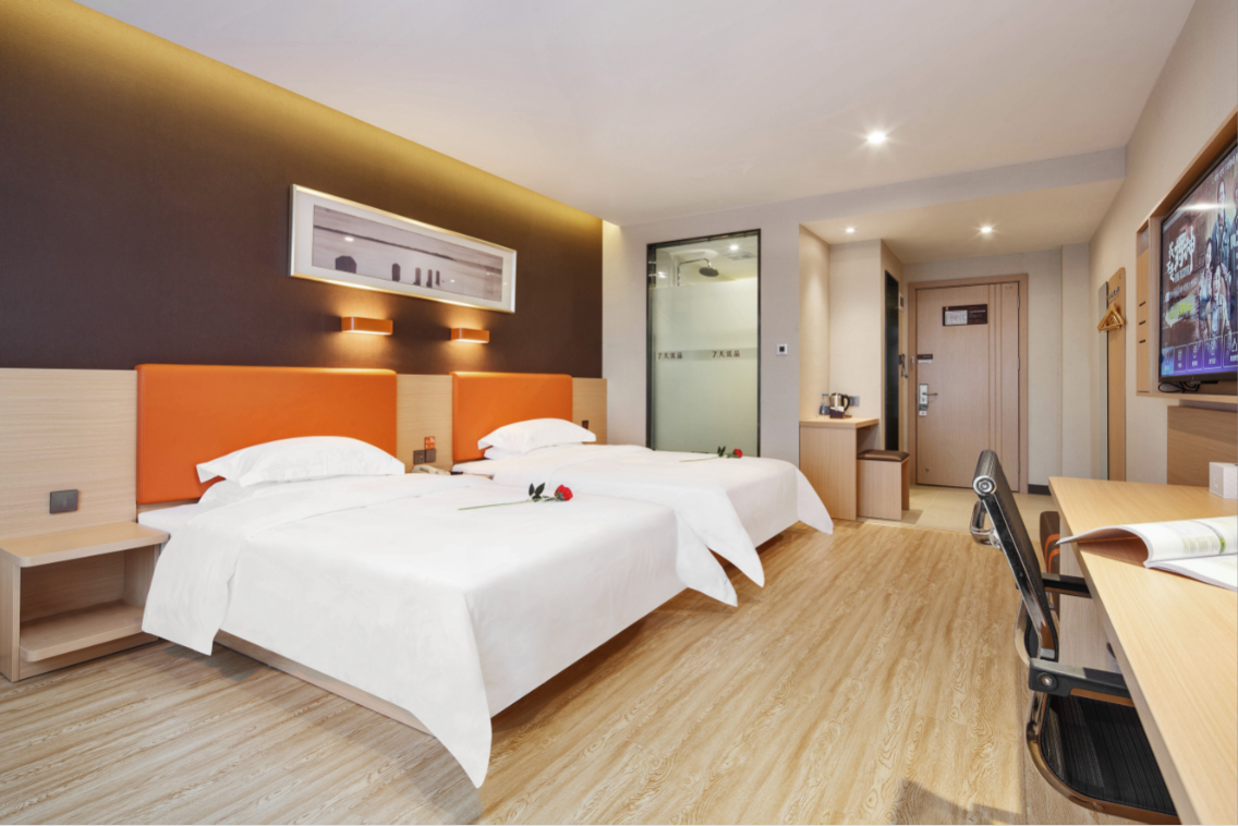 Bedroom 1, 7 Days Premium·Chongqing Liangping People's Square Centre, Chongqing