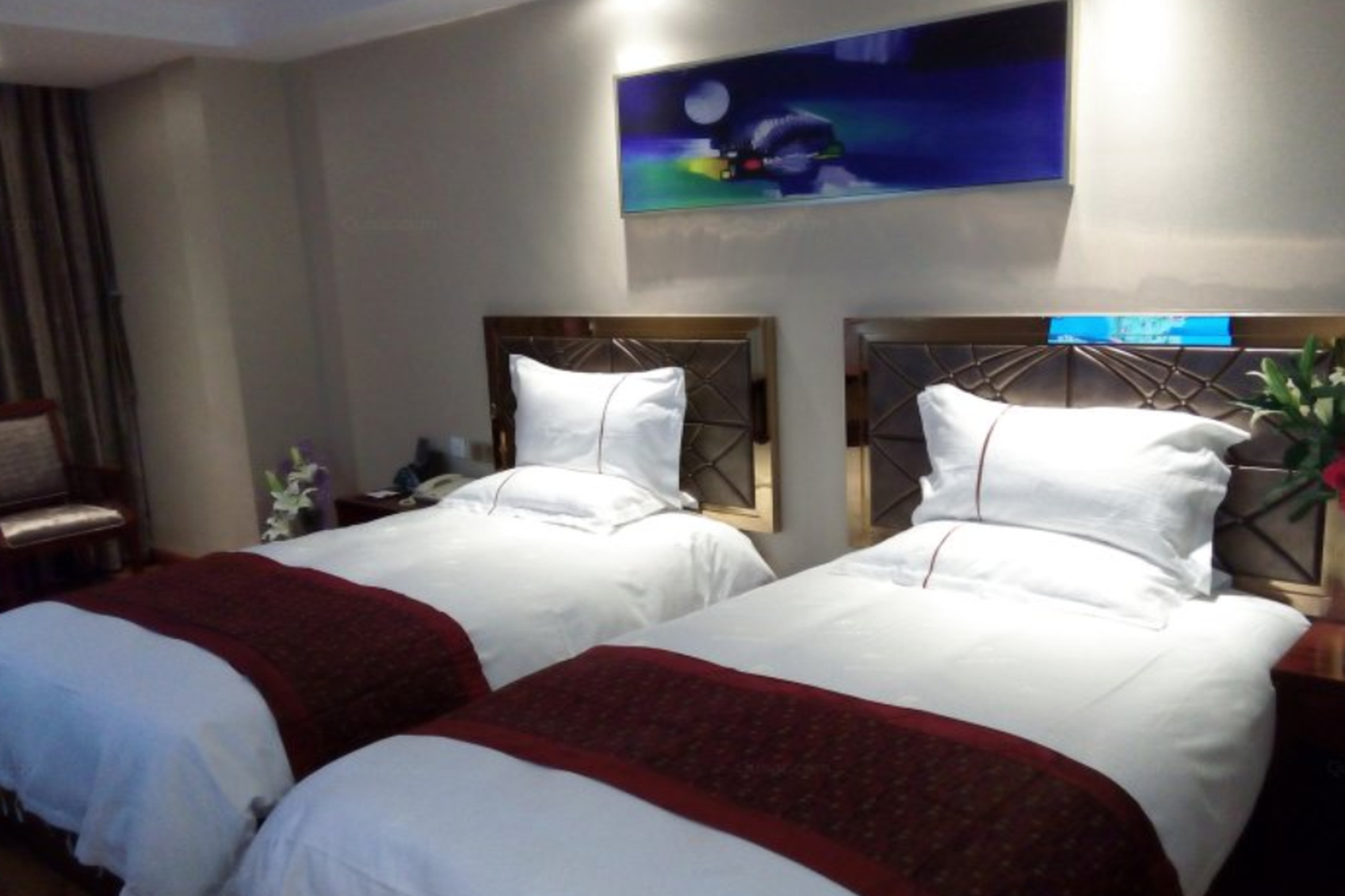 Bedroom, GreenTree Inn Geermu Walking Street Business Hotel, Haixi Mongol and Tibetan