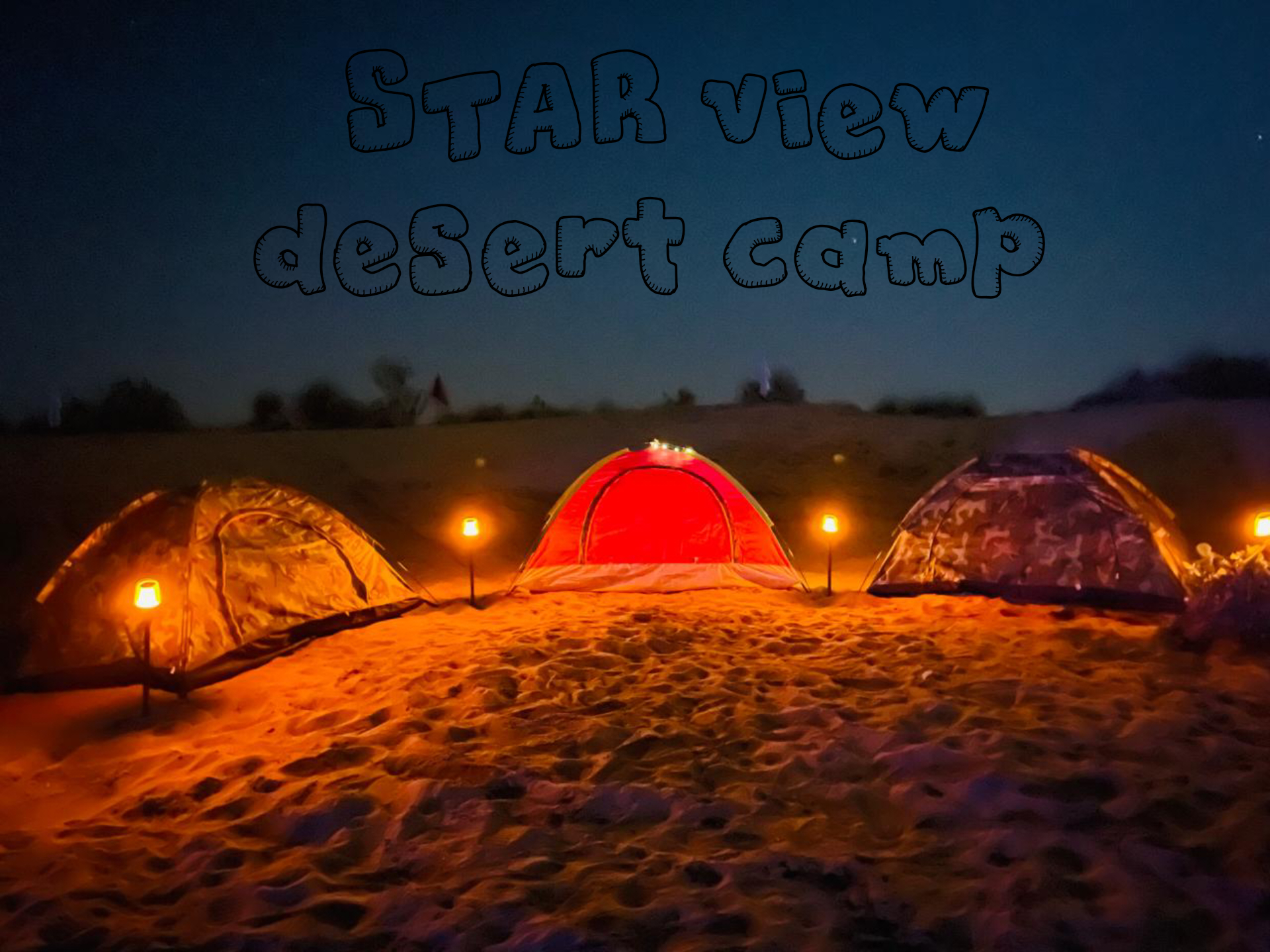 Bedroom 2, Star View Desert Camp, Jaisalmer