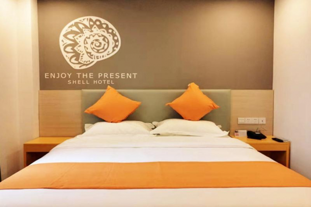 Bedroom 2, Shell Hotel Chuzhou Mingguang Bus Station, Chuzhou