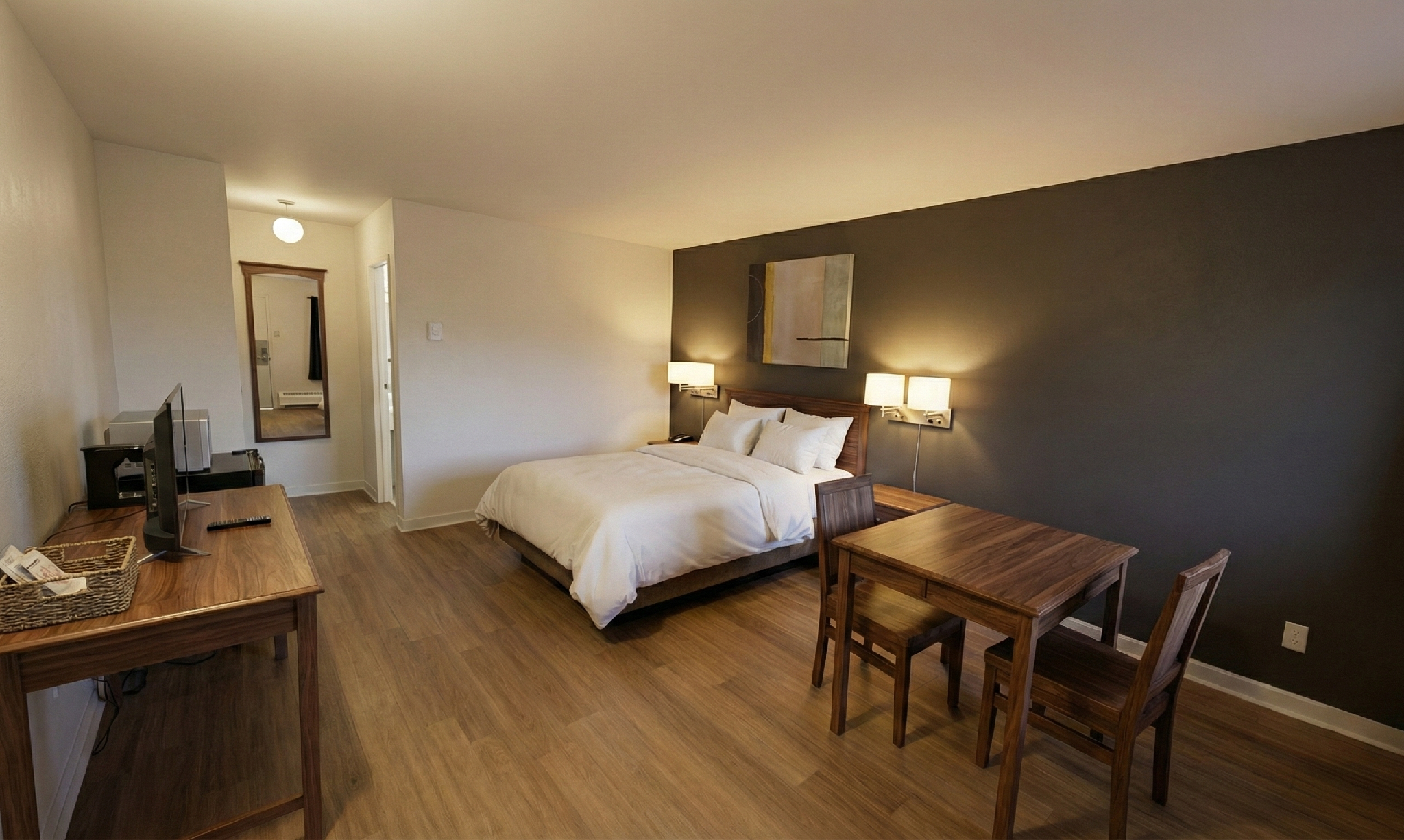 Bedroom 3, Midtown Inn, Division No. 11