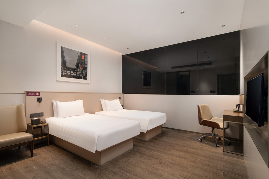 Bedroom 3, Meichen Hotel, Langfang