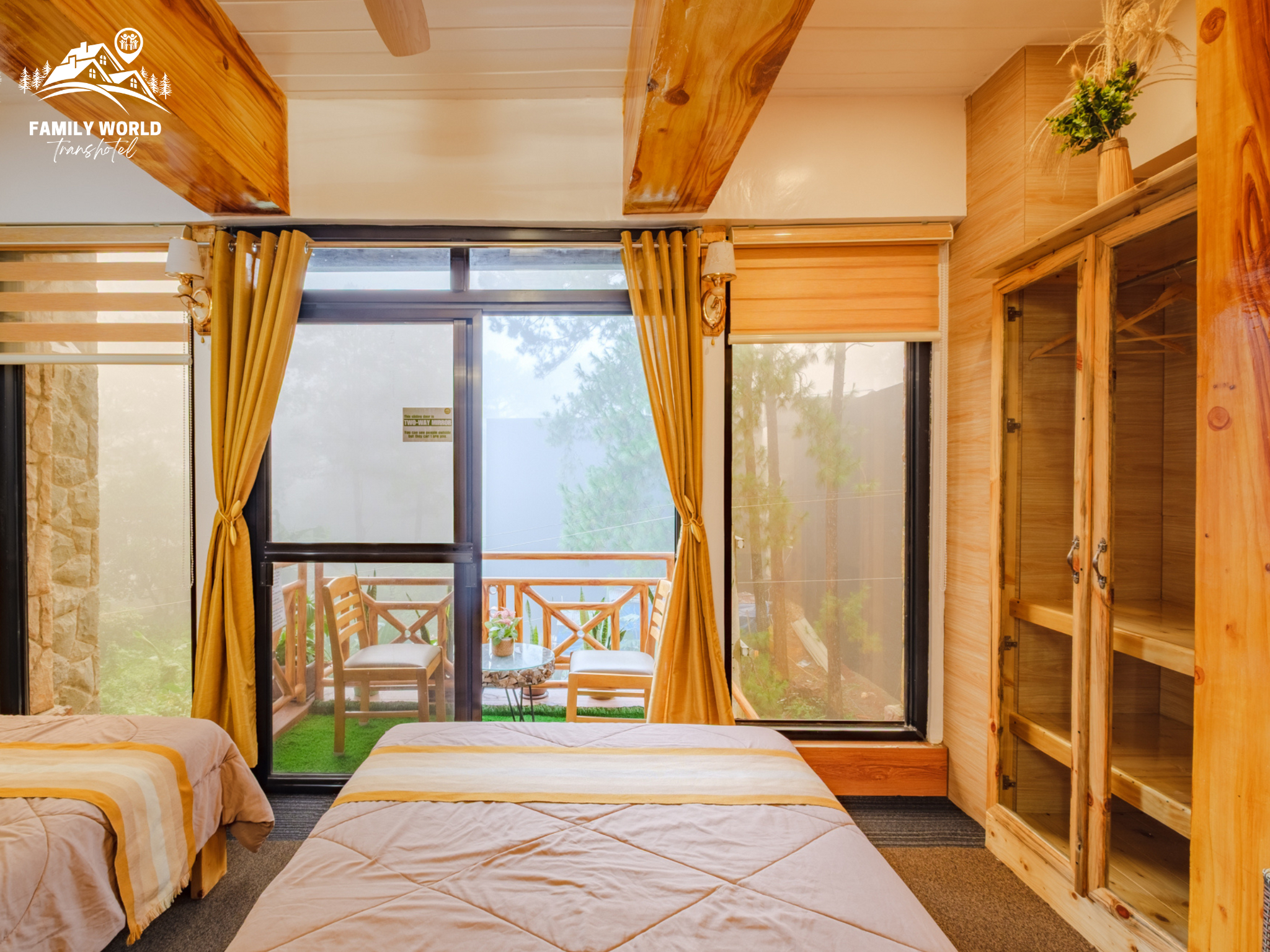 Bedroom, Family World Transhotel, Baguio City