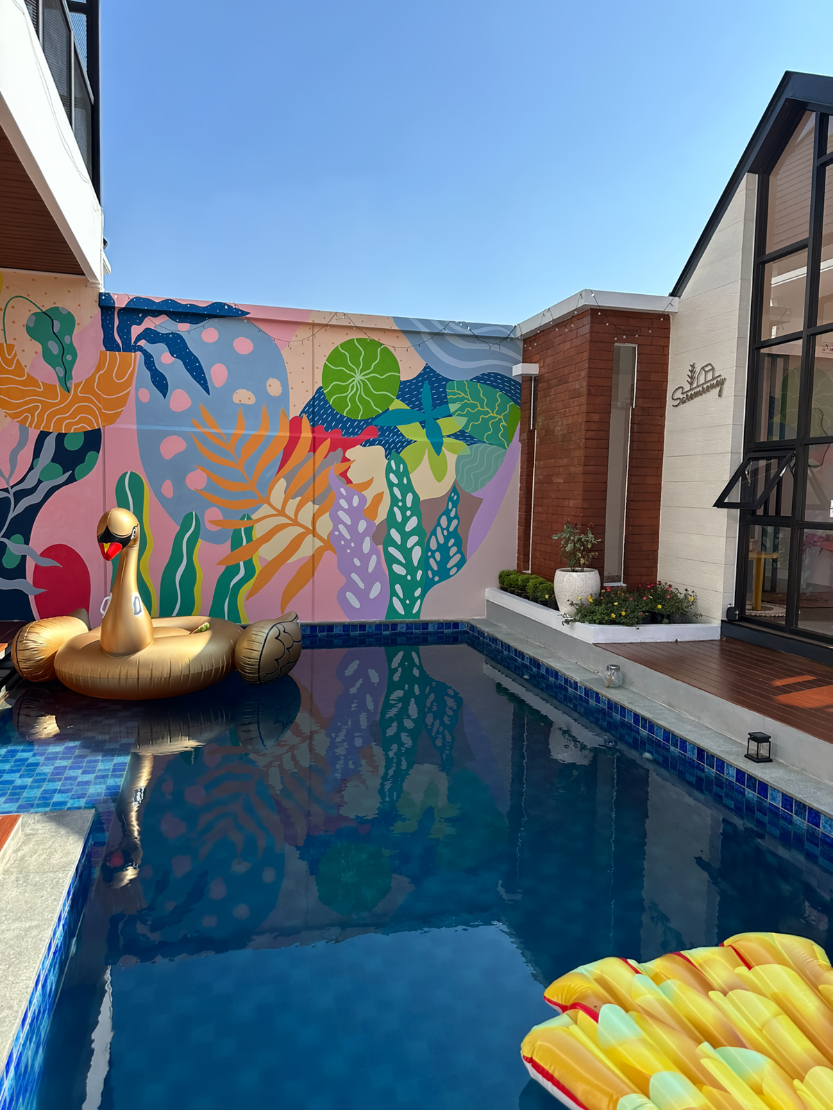 Swimming Pool 2, Villa Saremreney, Malang