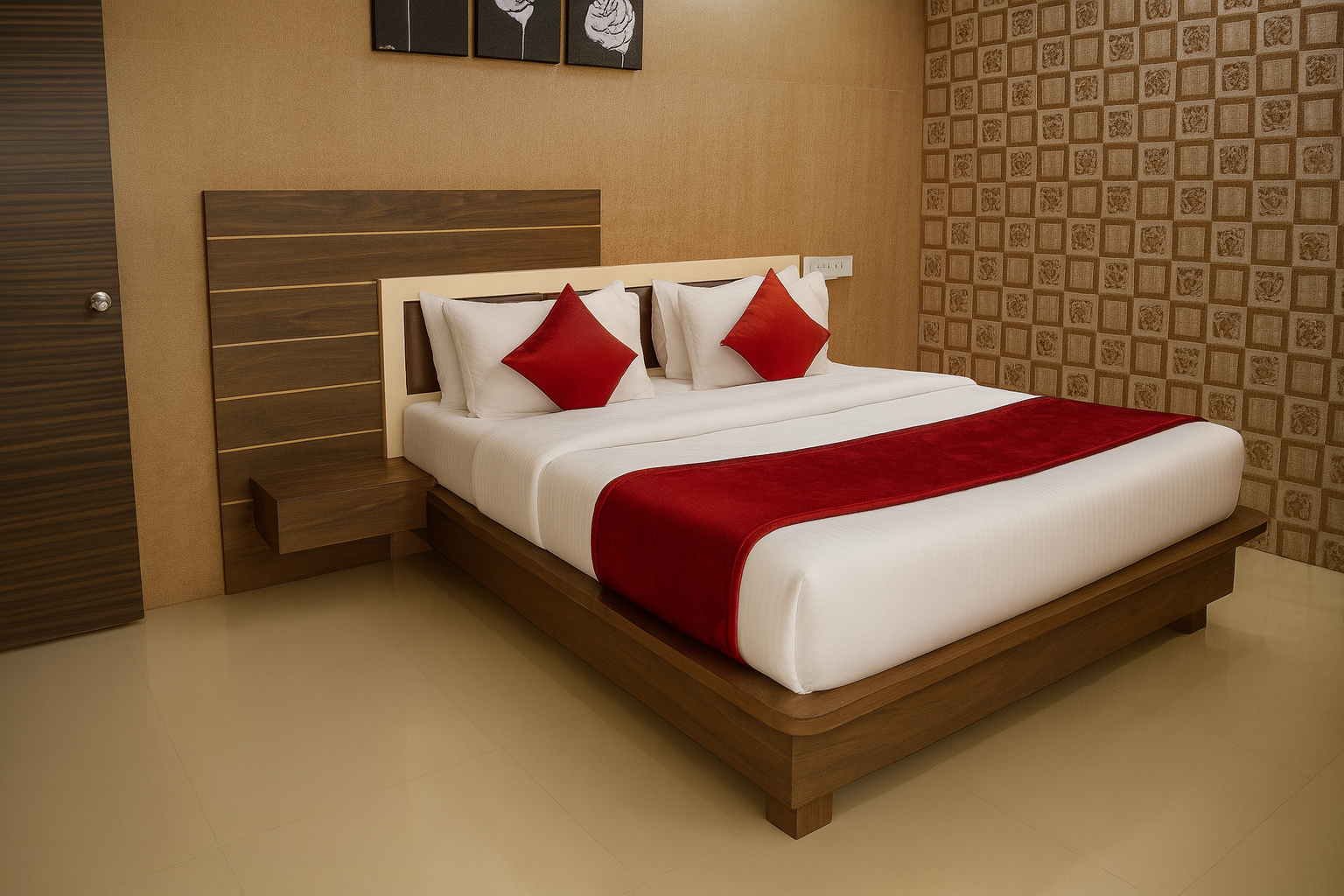 Bedroom 2, The Sky Comfort - Hotel The Heaven, Dwarka, Devbhumi Dwarka