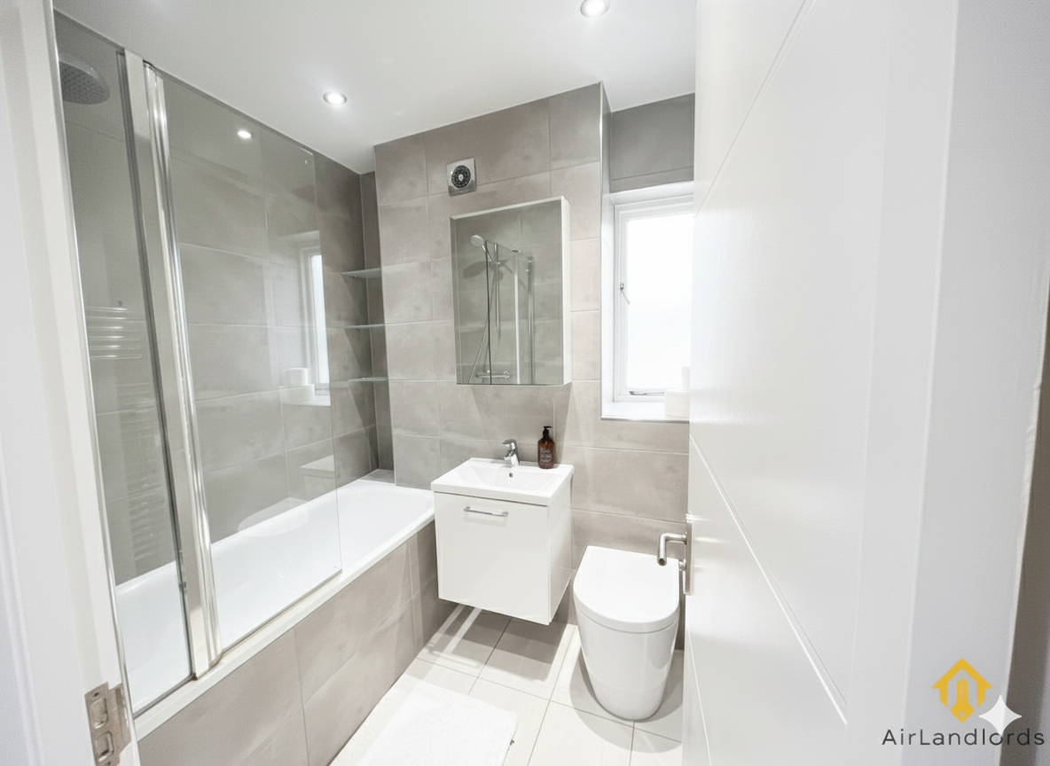 Bathroom, Exclusive 2 Bedroom Flat in Queens Park!, London