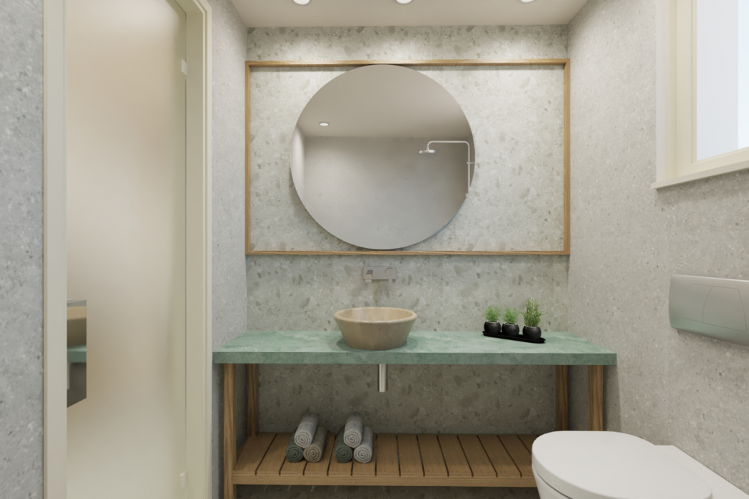 Bathroom, Relax Hotel, Crete