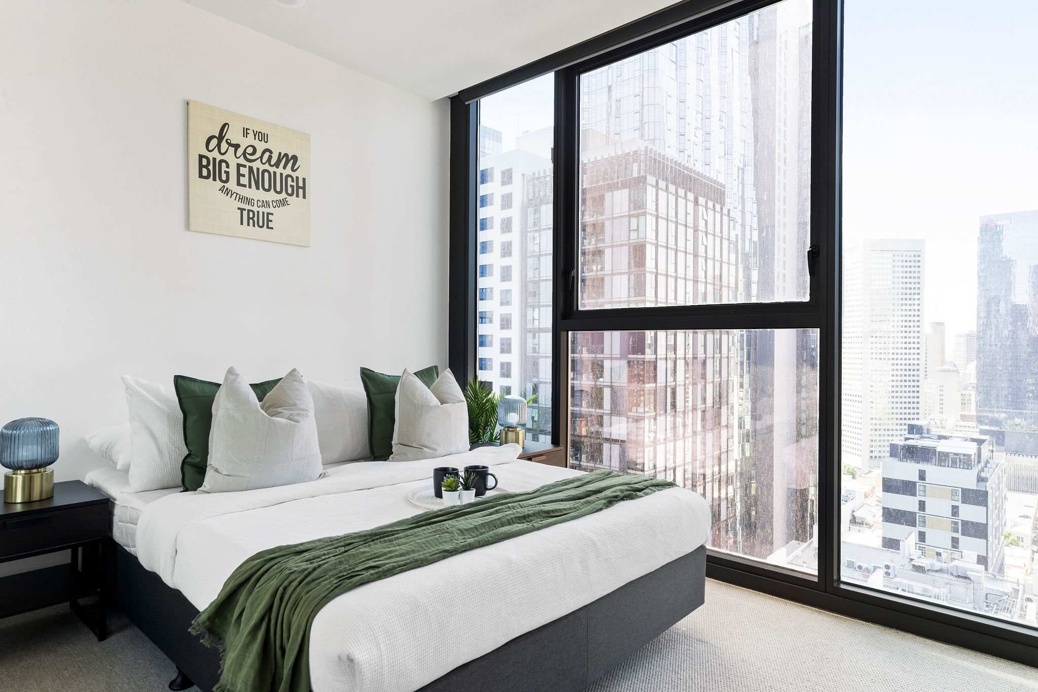Bedroom, Stylish CBD Apartment | Steps to Melbourne Central, Melbourne