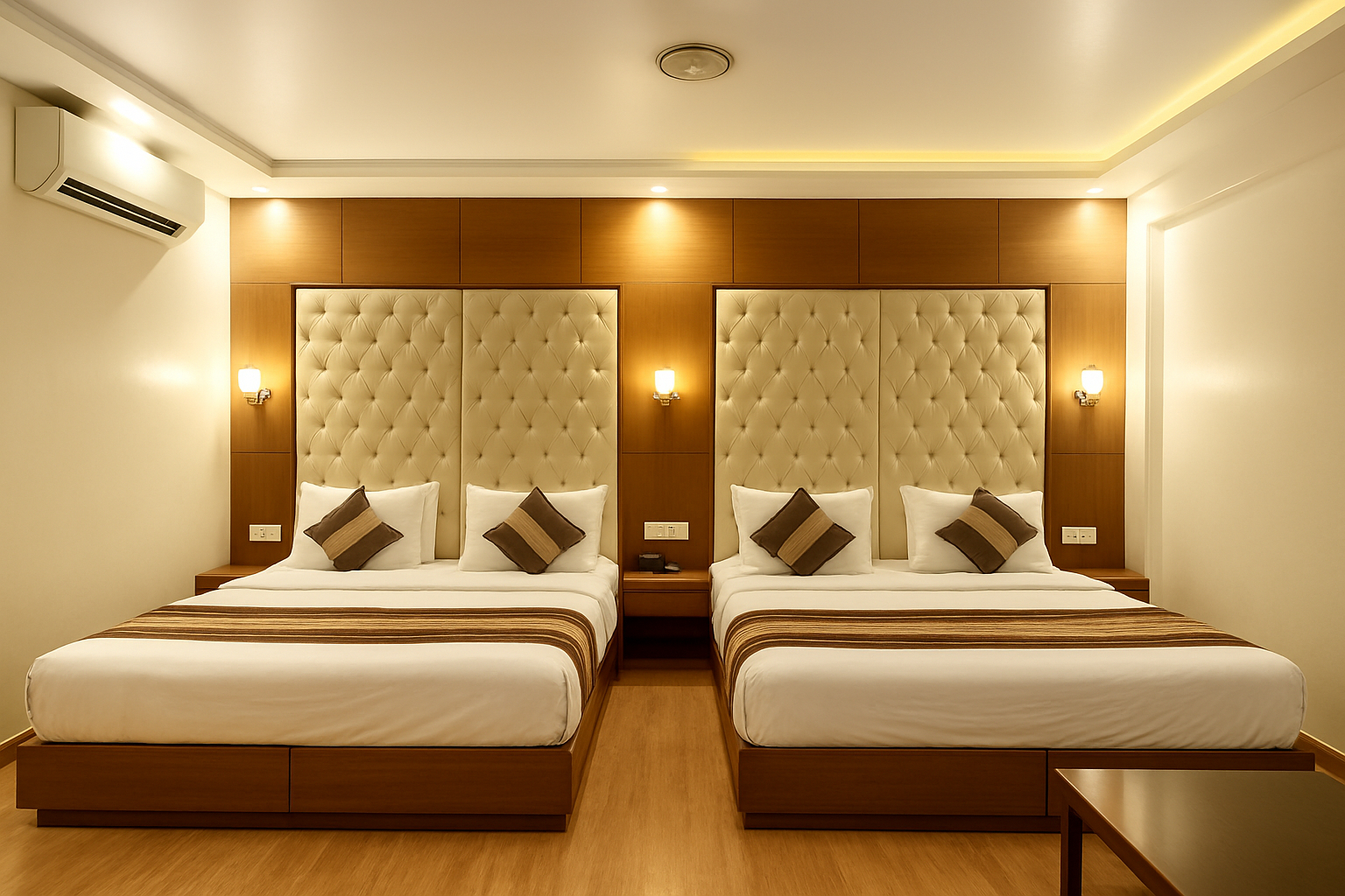 Bedroom 2, Hotel Viva Palace By OPO, Delhi