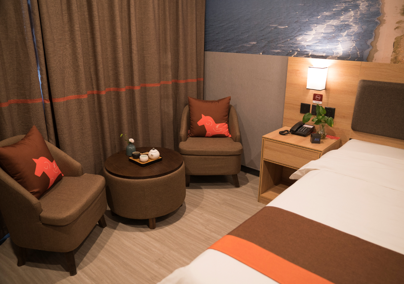 Bedroom 2, Jun Hotel Shandong Yantai Development Zone Jinshatan, Yantai