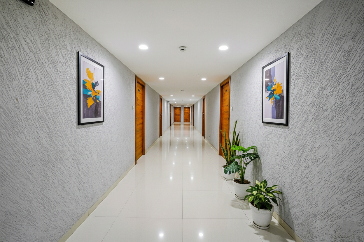 Public Area 2, FabHotel La Victoria - Galaxy Circle, Surat