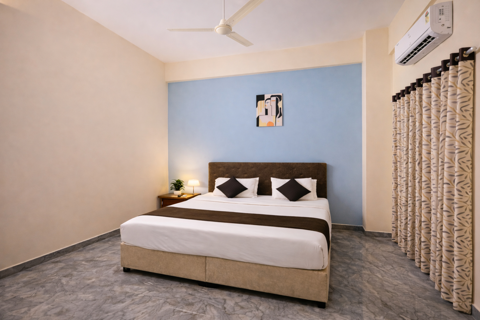 Bedroom 3, Hotel Sai 9 Heaven – A Quality Apartment for Families, Ahmadnagar