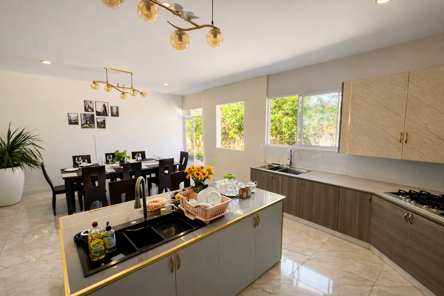 Food & Drinks, Invita Garden Villa Koi Fish Pond, Phan Thiết
