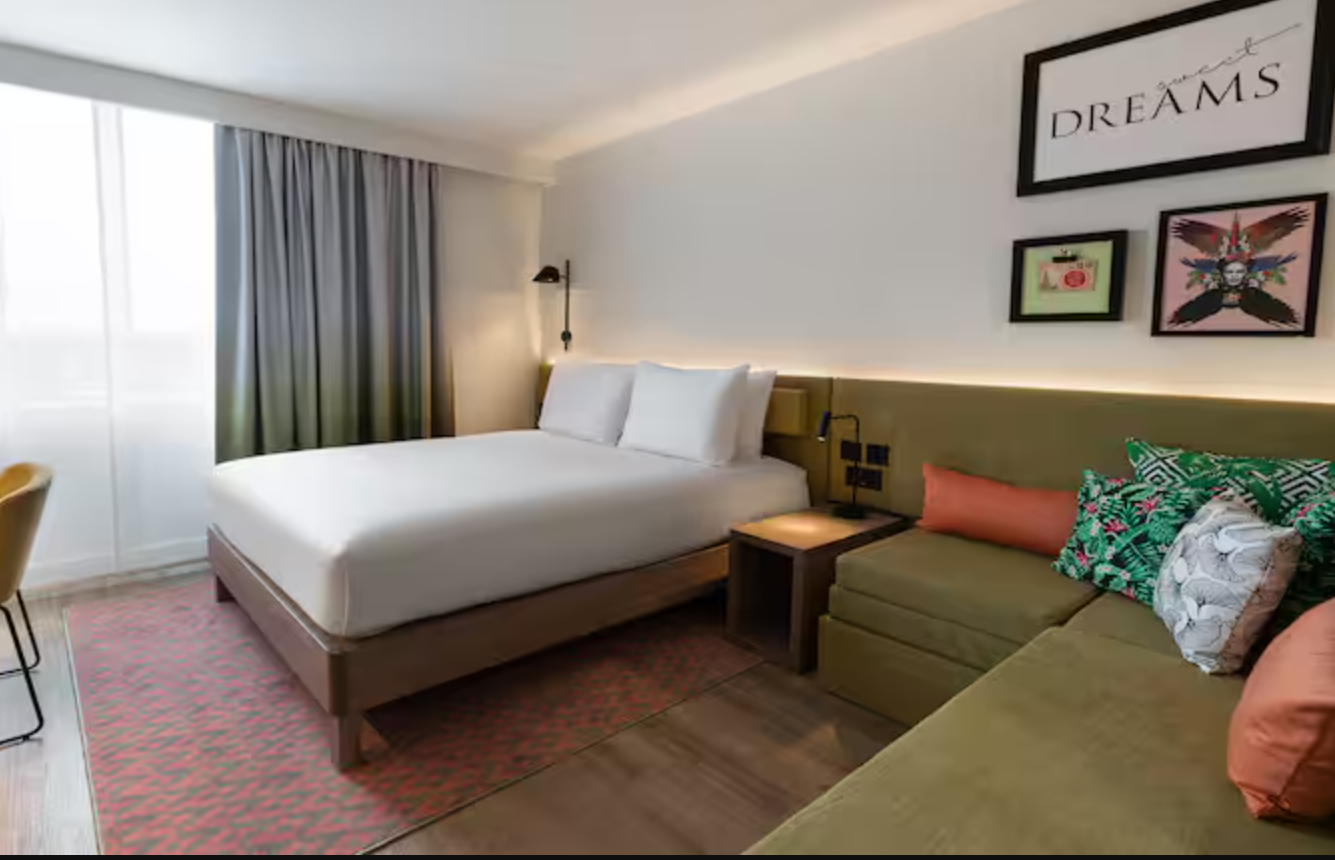 Bedroom, Hampton by Hilton Bordeaux Merignac Airport, Gironde