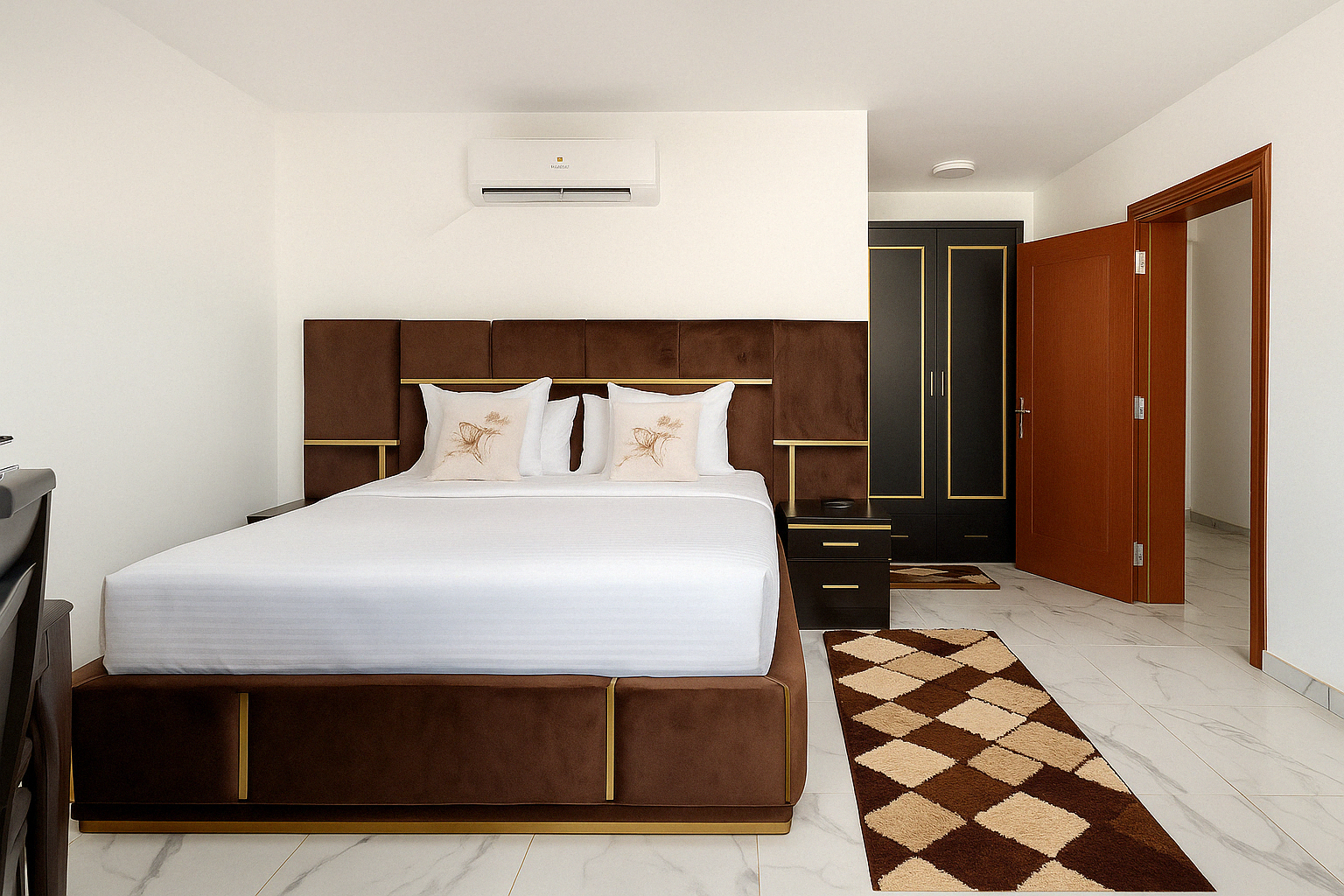 Bedroom 3, Porto Said Resort Chalet overlooking the sea, Al-Manasrah