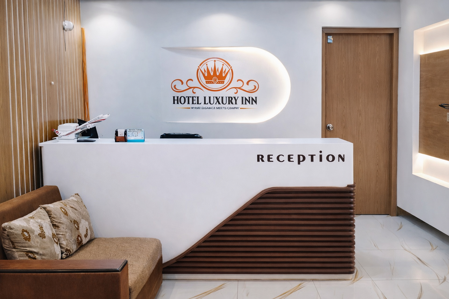 Public Area, Hotel Luxury Inn, Dhaka