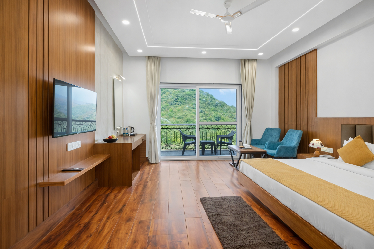 Bedroom 3, Palm Aryan Pause by the Stream Resort, Dehradun