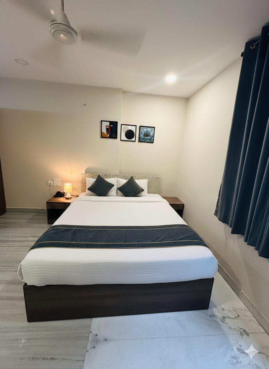 Bedroom 2, Hotel Luxe Villa, Nagpur
