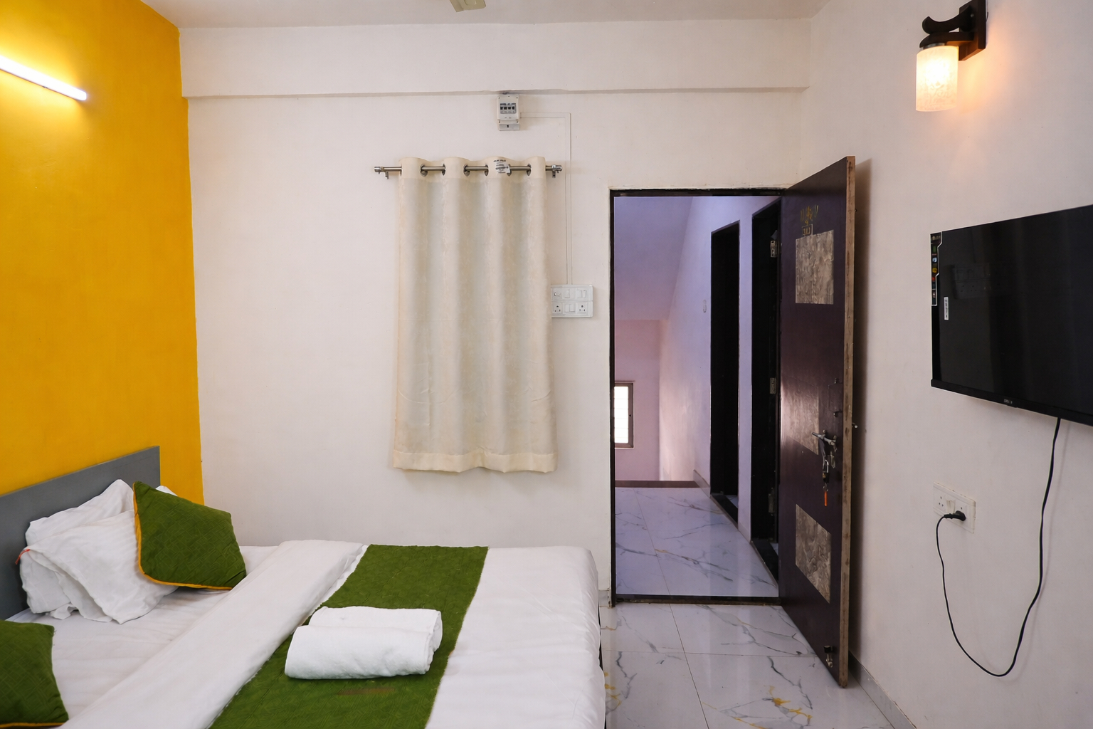 Bedroom 3, Hotel Lotus Prime Stay Hinjewadi, Pune