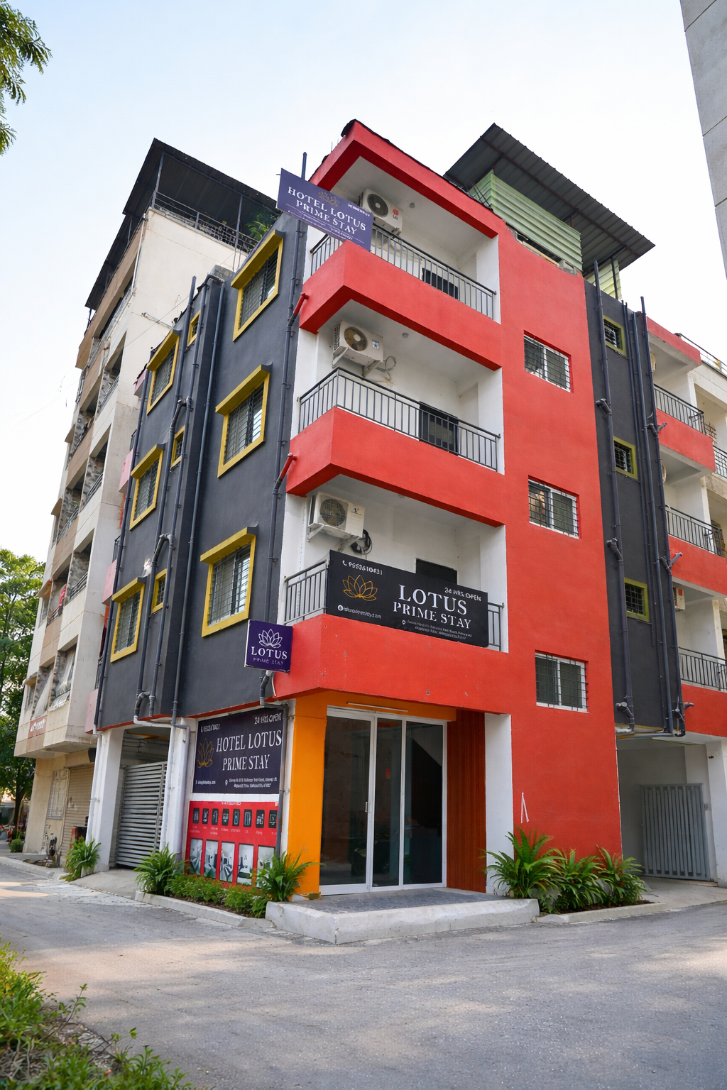 Exterior view, Hotel Lotus Prime Stay Hinjewadi, Pune