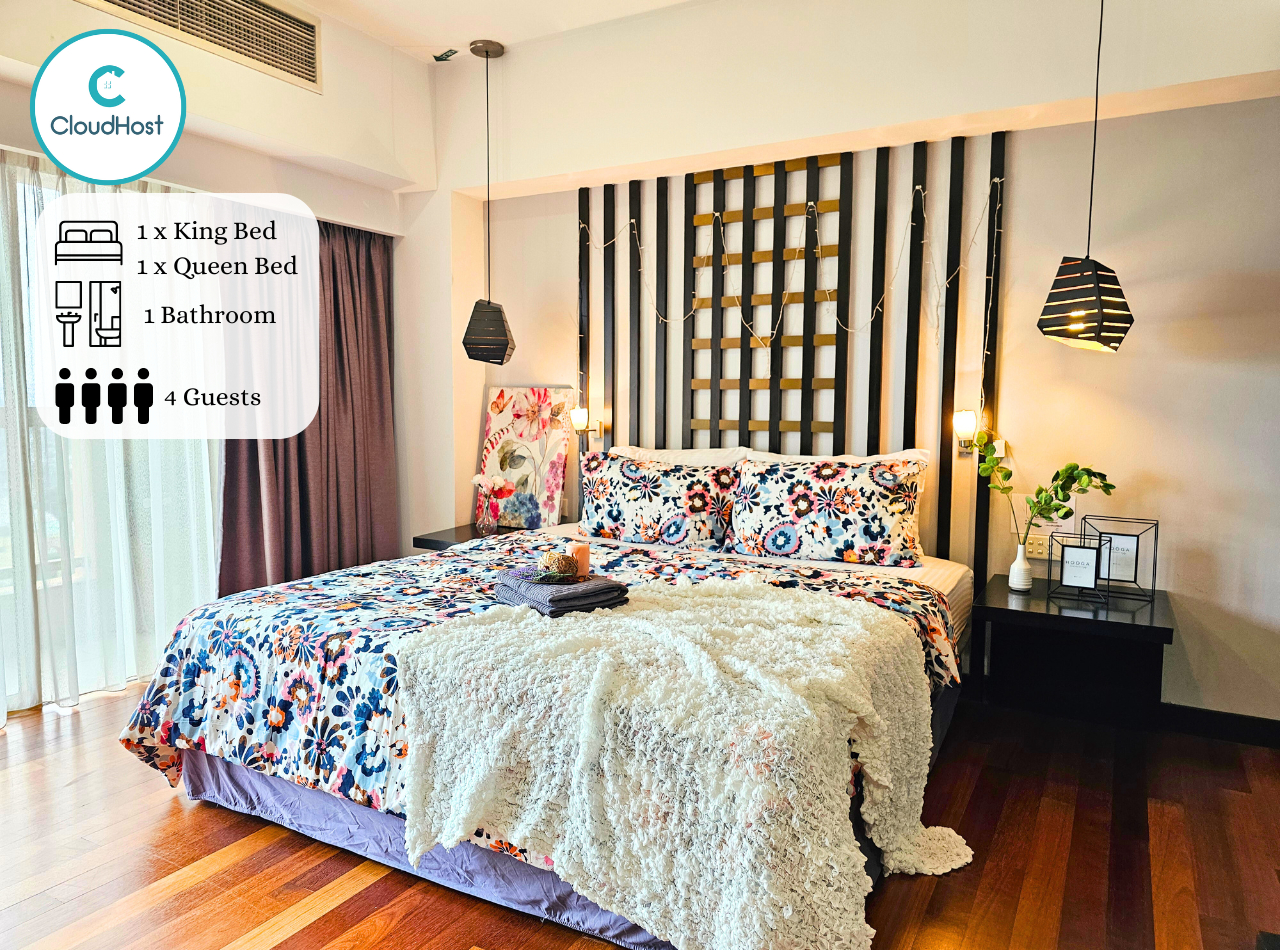 Bedroom 1, Sunway Cozy Studio next to Sunway Pyramid Mall & Lagoon, Petaling Jaya