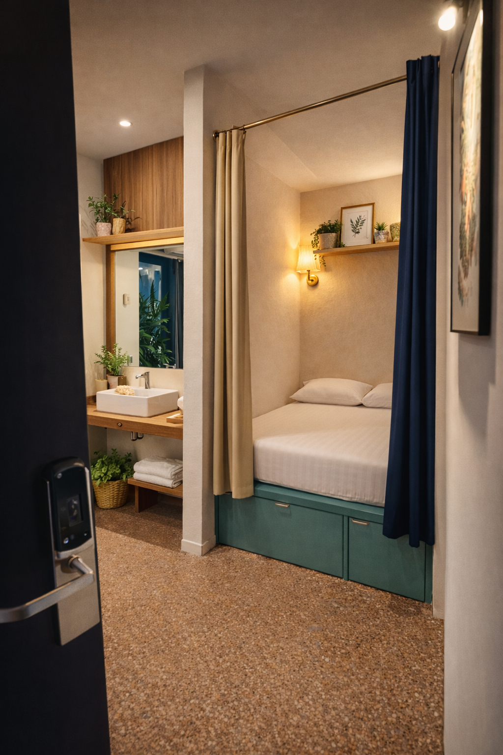 Bedroom 2, Beds In Garden Hostel, Kinta