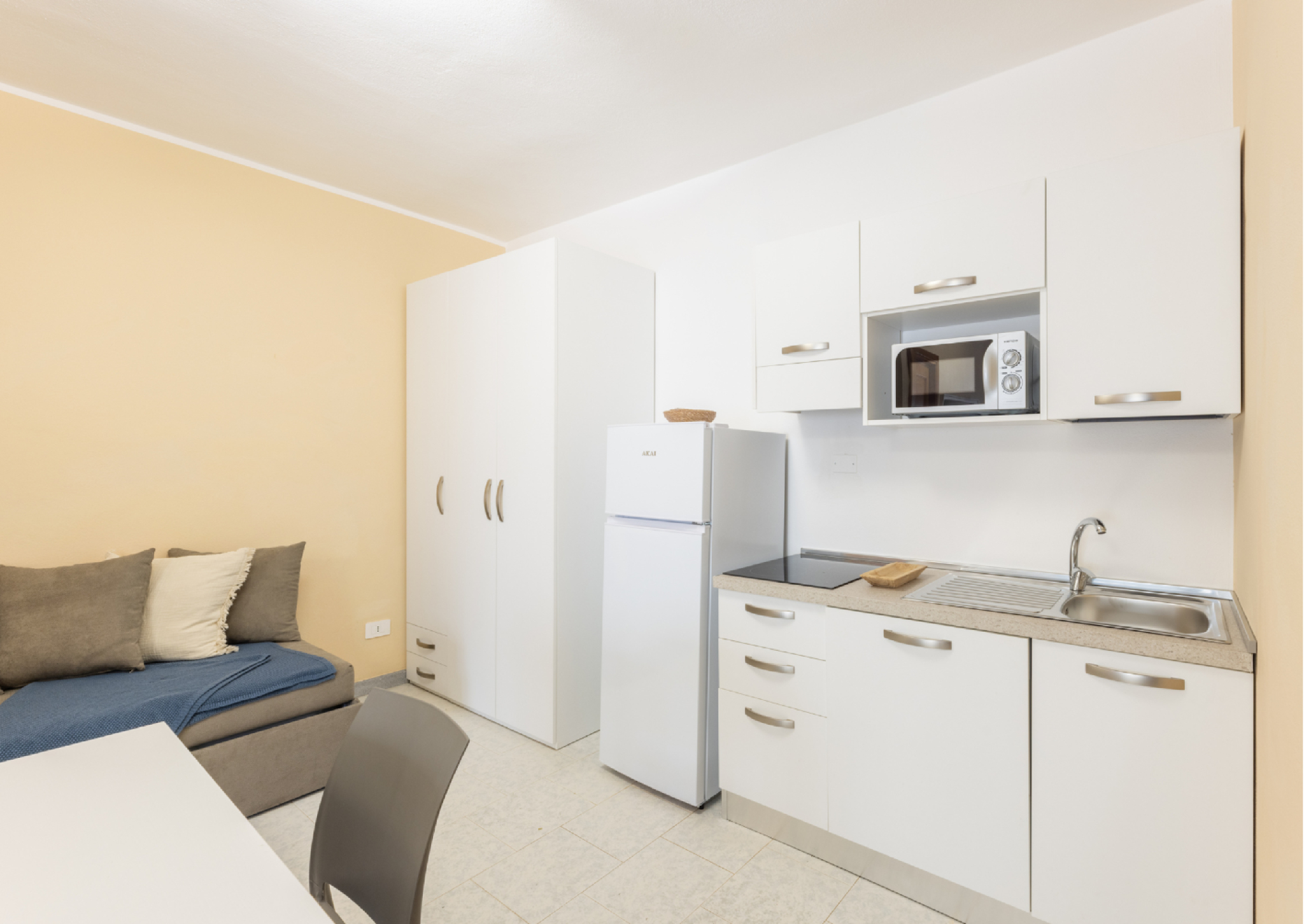 Kitchen, Studio house in a central location, Sassari