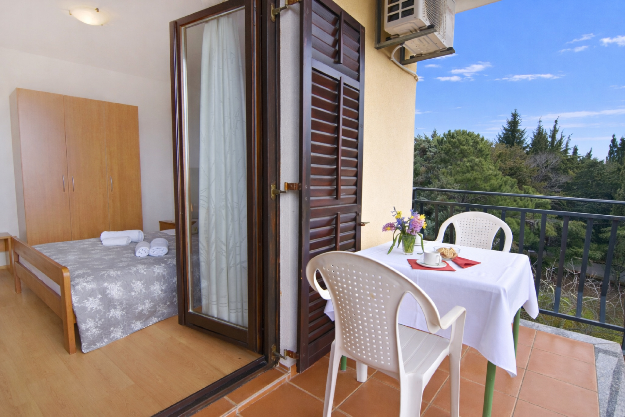 Balcony/terrace 4, Apartment with pool near Umag, Umag