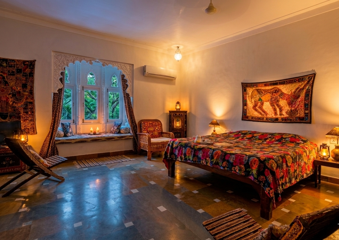 Bedroom, Hotel Hibiscus Udaipur, Udaipur